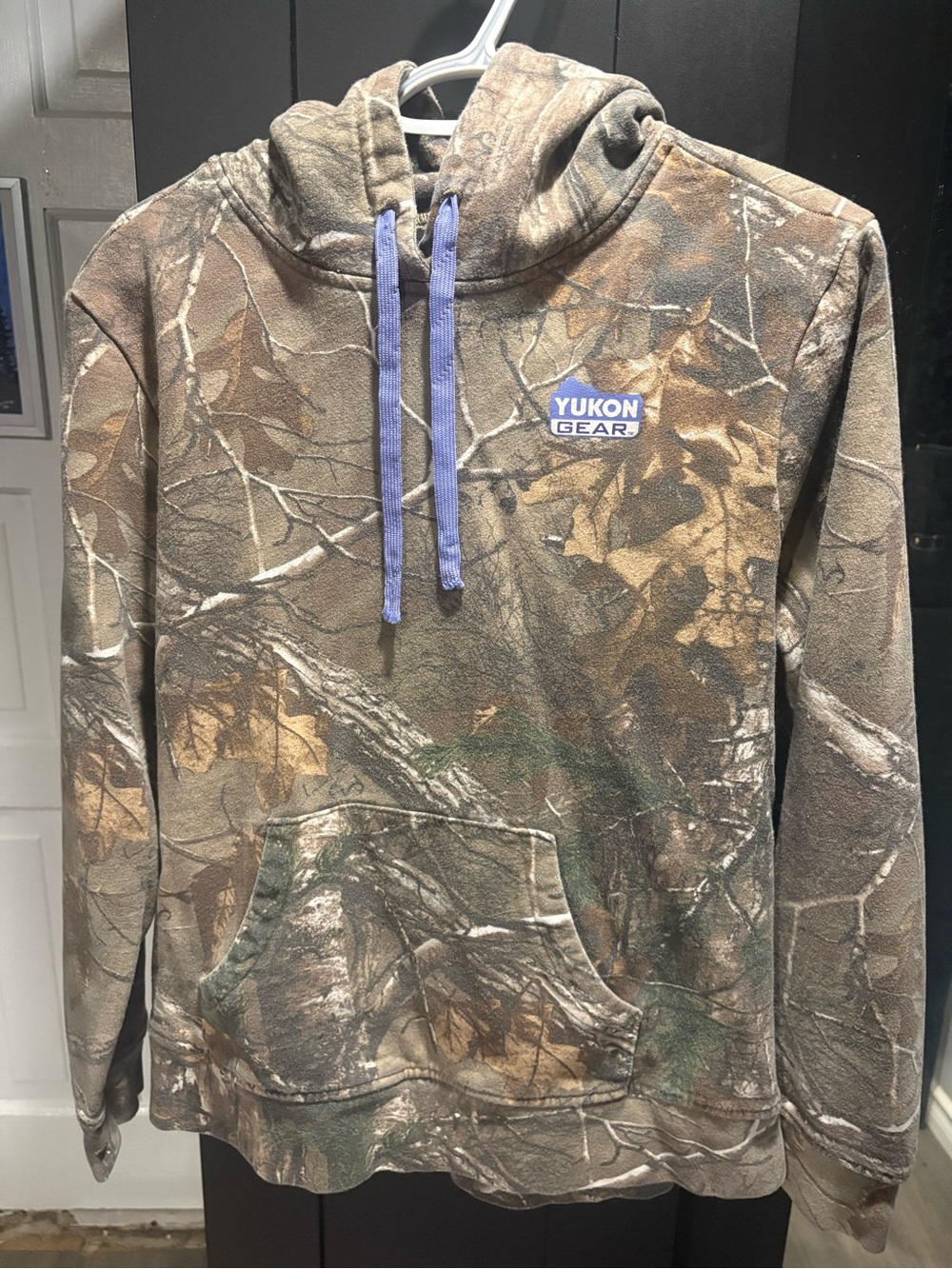 Kids' Camo Hoodie Sweatshirt - Brown Camouflage or women’s size small